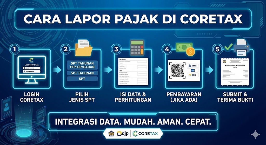 Lapor Pajak di Coretax 2026 Jadi Lebih Cepat dan Pasti Berhasil bagi Wajib Pajak!