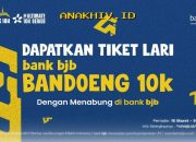 Bandoeng 10K Kini Lebih Mudah, Begini Cara Menabung Ala Bank bjb yang Bikin Kamu Semangat Lari!