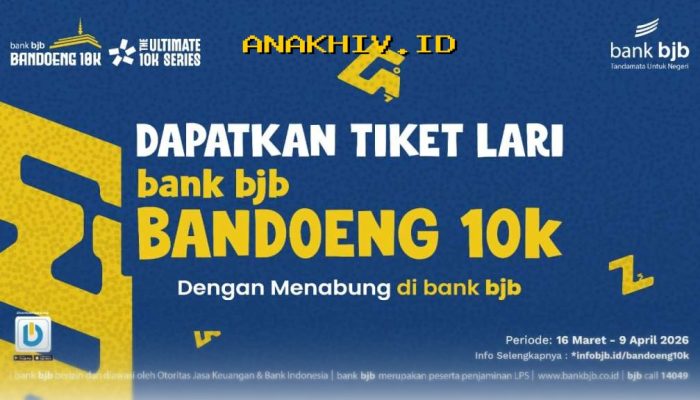 Bandoeng 10K Kini Lebih Mudah, Begini Cara Menabung Ala Bank bjb yang Bikin Kamu Semangat Lari!