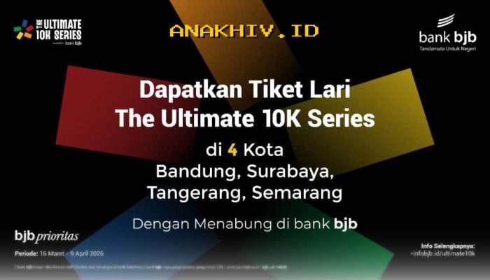 Bingung Cari Tiket Lari Murah? bank bjb Kasih Solusi Menarik dengan Promo Bundling Ultimate 10K!