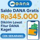 DANA Kaget Hari Ini! Dapatkan Saldo Gratis Rp345.000 Langsung ke Nomor WA Kamu, Begini Cara Mendapatkannya!