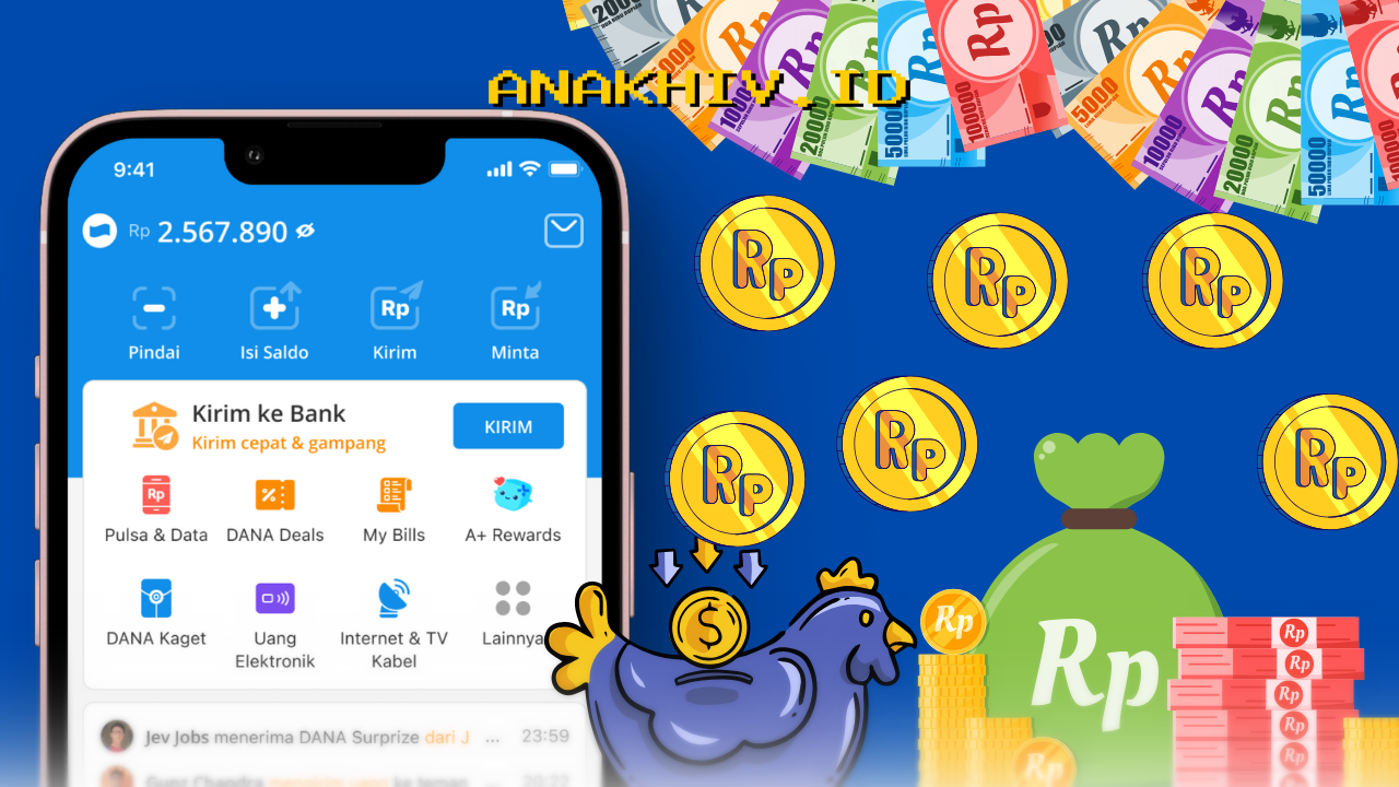DANA Kaget Siang Ini Bagikan Saldo Gratis Rp204.000 Langsung ke Dompet Digitalmu!