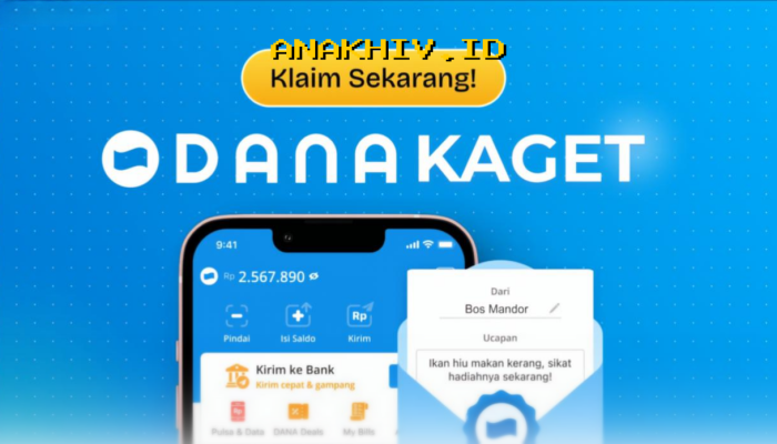 DANA Kaget Sore Ini Bagikan Saldo Gratis Rp160.000, Yuk Klaim Buat Belanja Hampers Lebaran yang Lagi Hits!