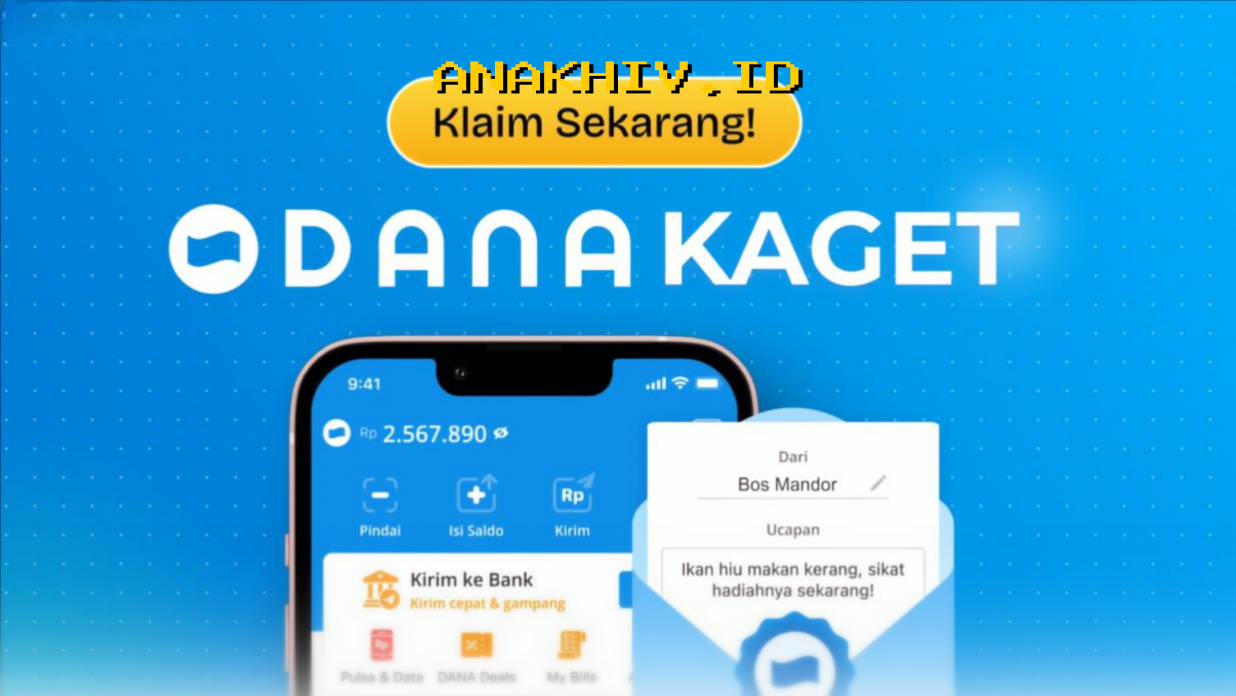 DANA Kaget Sore Ini Bagikan Saldo Gratis Rp160.000, Yuk Klaim Buat Belanja Hampers Lebaran yang Lagi Hits!