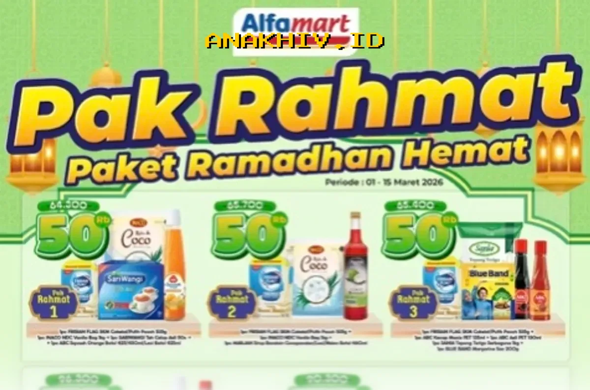 Diskon Alfamart Senin 9 Maret 2026: Harga Minyak Goreng dan Biskuit Lebih Murah!