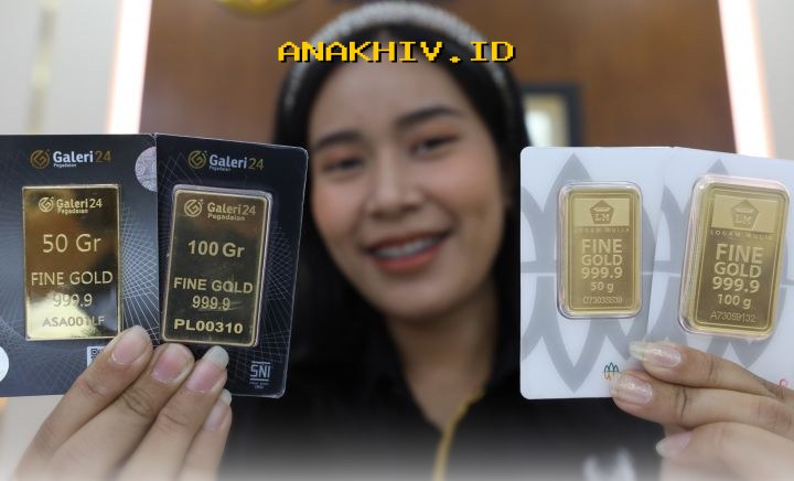 Harga Emas UBS dan Galeri 24 di Pegadaian Hari Ini, Simak Rincian Lengkapnya!
