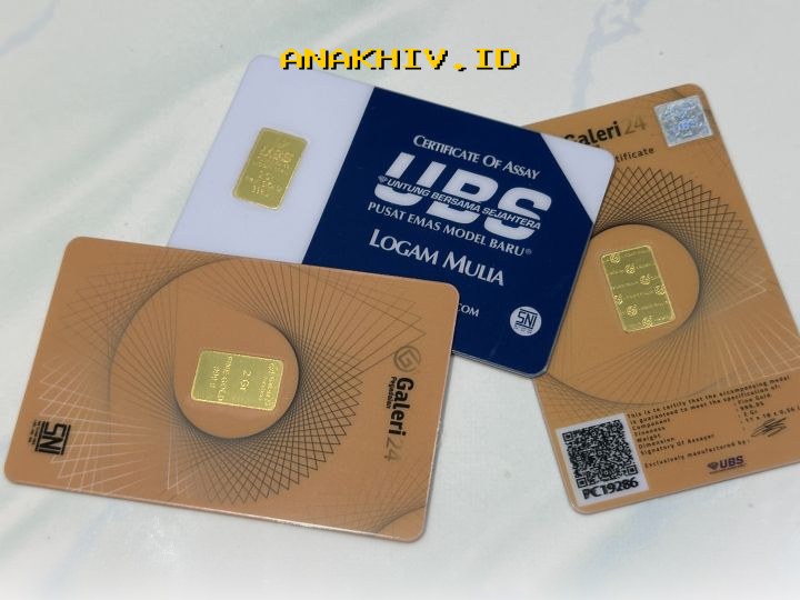 Harga Emas UBS dan Galeri 24 di Pegadaian Naik Tajam, Simak Daftar Harganya yang Terkini!