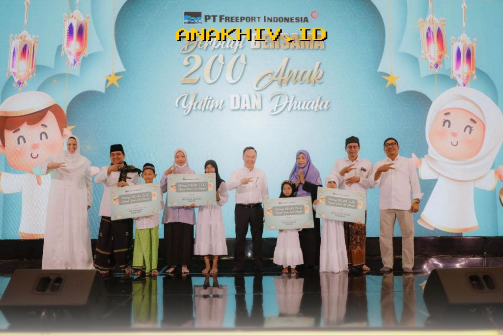 Karyawan Freeport Indonesia Rayakan Buka Puasa Sambil Berbagi Kasih dengan Anak Yatim dan Dhuafa!