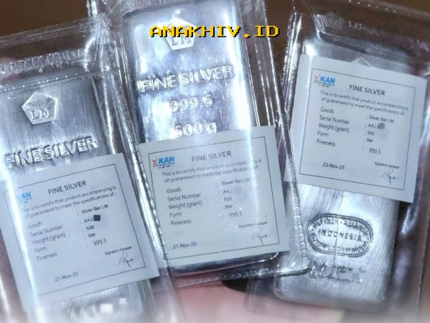 Perak Antam Kini Lebih Terjangkau! Harga Turun Tajam Jadi Rp43.550/Gram Hari Ini