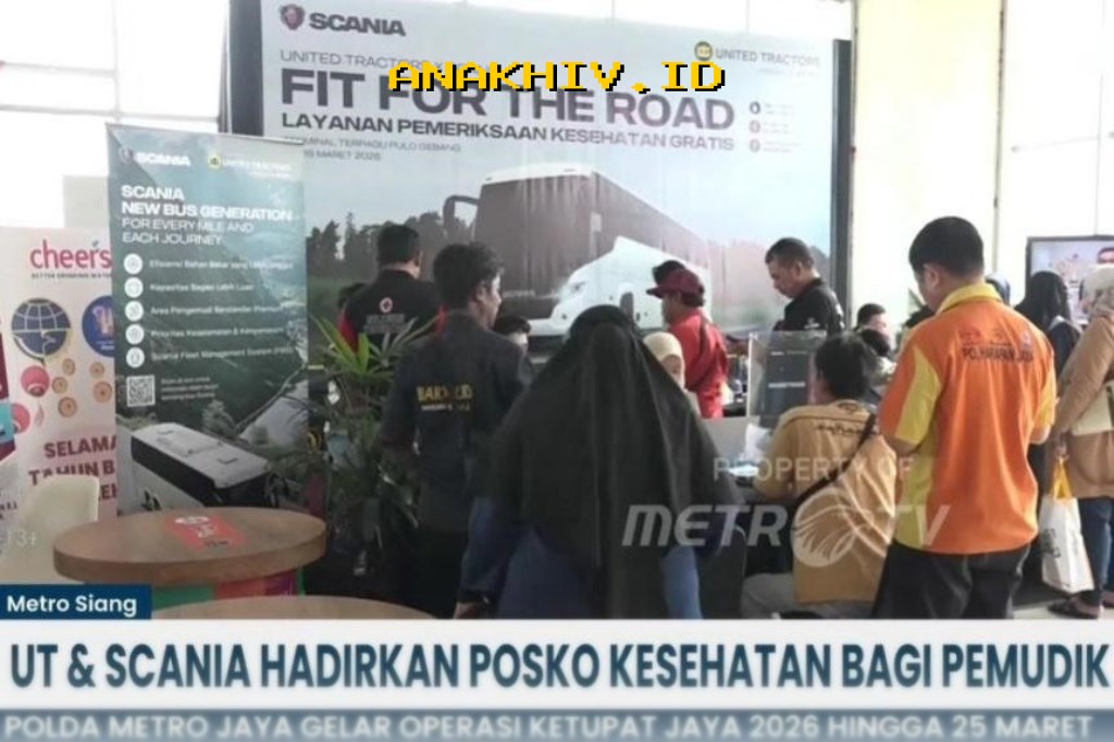 Posko Kesehatan dari United Tractors dan Scania Siap Melayani Pemudik di Pulo Gebang Jelang Lebaran!