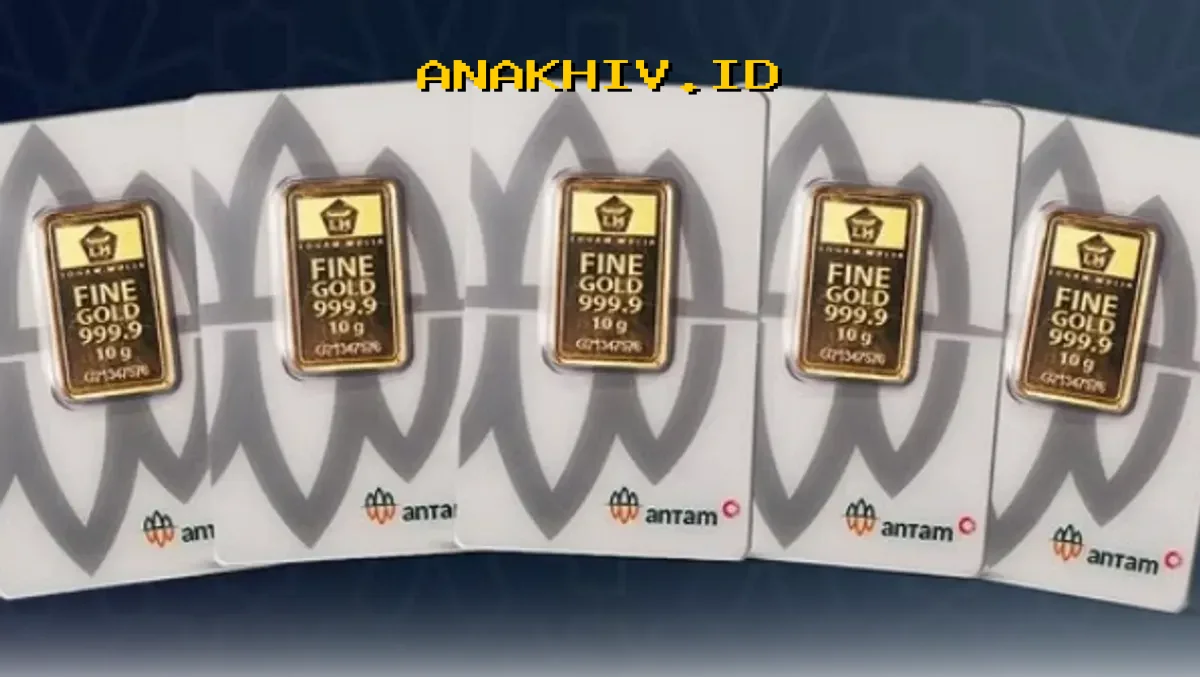 Emas Antam Melonjak Tajam Jumat Ini, Harga Tembus Rp7.000 Lebih Mahal per Gram!