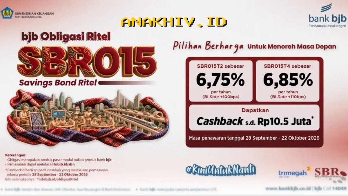 bank bjb Luncurkan SBR015, Masyarakat Kini Bisa Investasi SBN Ritel dengan Mudah!